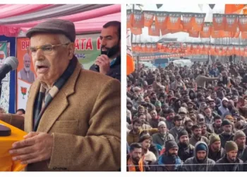 Ashok Koul Addresses Shramik Samvaad Programme in Anantnag; Slams UT Budget
