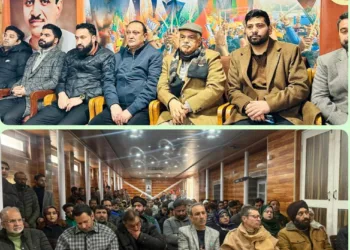 Lal Chowk Constituency Observes Death Anniversary of Pandit Deen Dayal Upadhyaya ji in Srinagar