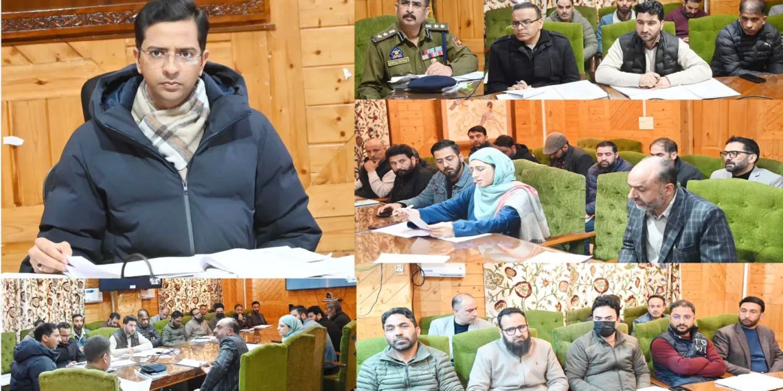DC Shopian presides over NCORD meeting, Calls for strengthened action against drug menace