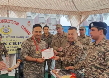 CRPF Organizes Blood Donation Camp in Srinagar on 87th Raising Day