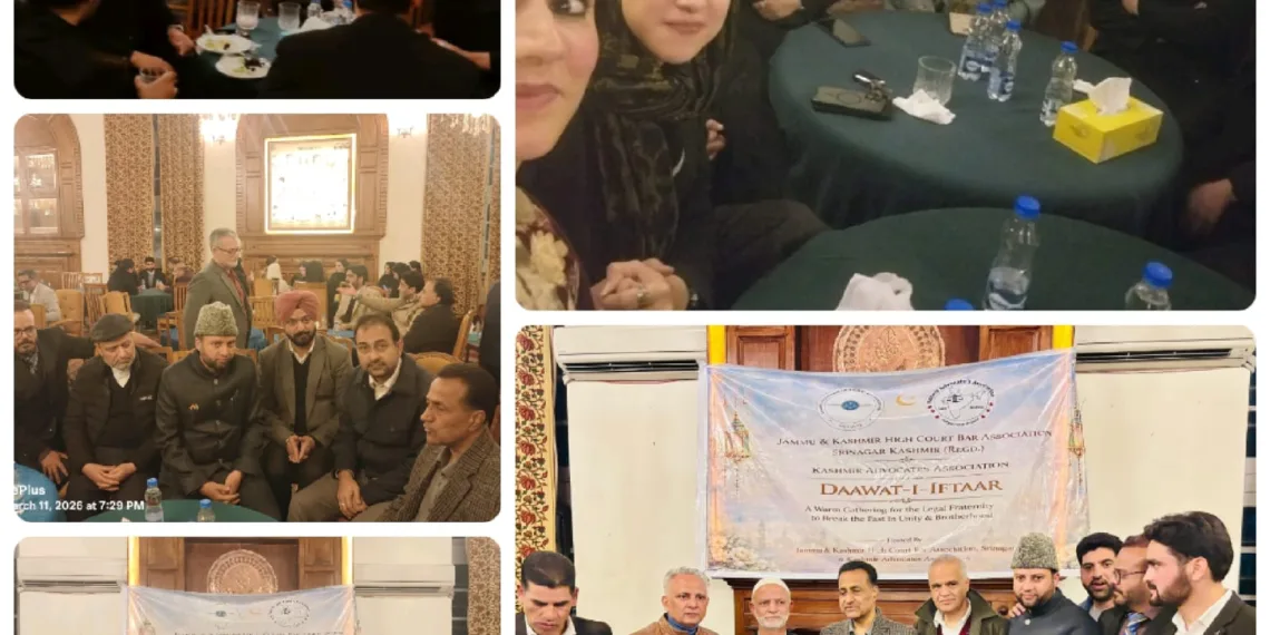 Chief Justice Arun Palli Attends Grand Dawat-e-Iftaar Hosted by HC Bar Association Srinagar