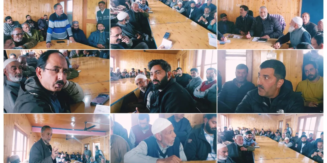 MLA Sopore, Irshad Rasool Kar, Holds Public Darbar in Dangerpora Zaingair