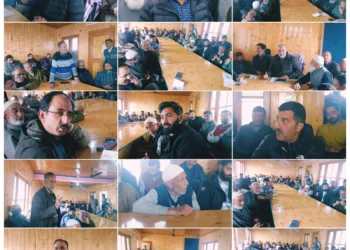 MLA Sopore, Irshad Rasool Kar, Holds Public Darbar in Dangerpora Zaingair