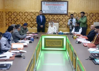 Waqf Chairperson Dr Andrabi chairs meetings with Administration in Srinagar for arrangements on Eid