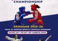 District Wushu Championship to Be Held in Srinagar from March 24–25