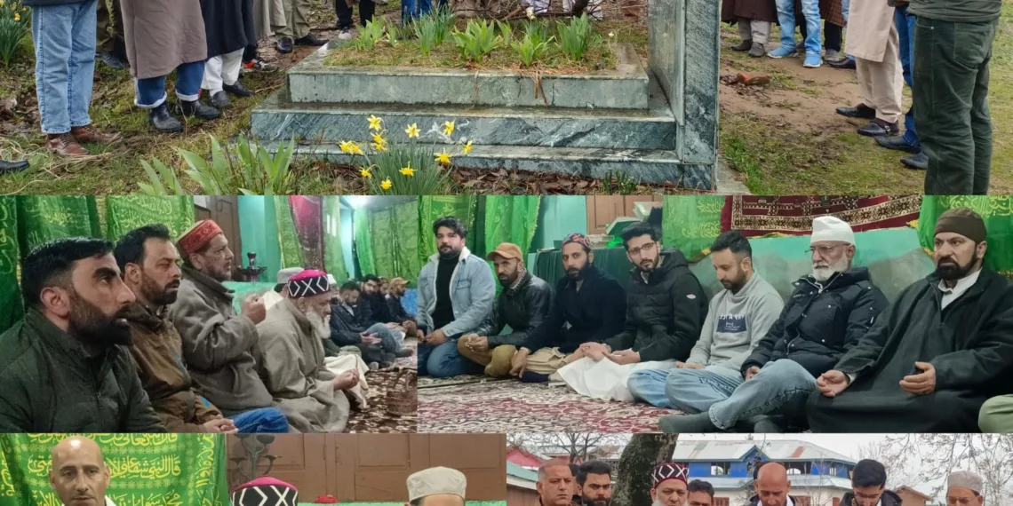 Tributes Paid to Dr. Syed Shujaat Bukhari at Shrine of Hazrat Syed Haji Mohammad Murad Bukhari (RA)