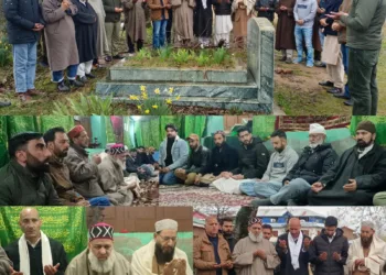 Tributes Paid to Dr. Syed Shujaat Bukhari at Shrine of Hazrat Syed Haji Mohammad Murad Bukhari (RA)