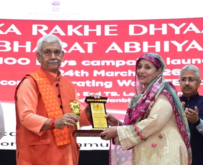 “No Patient Will Be Left Behind”: LG Sinha Launches 100-Day TB-Free Campaign, Calls for Mass Movement in J&K