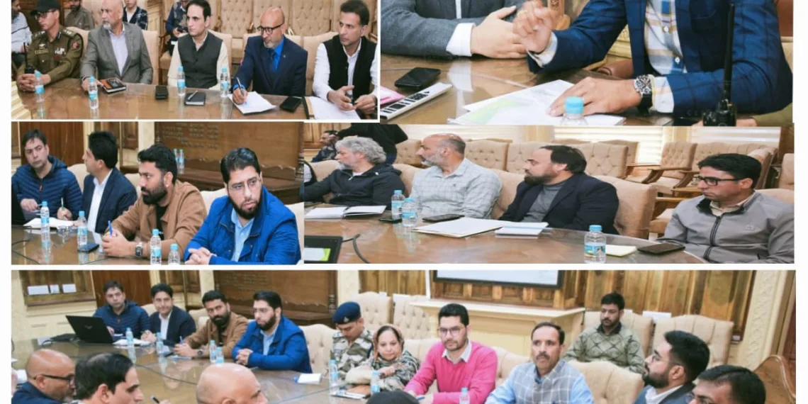 Div Com Kashmir reviews preparations for Chintan Shivir in Srinagar