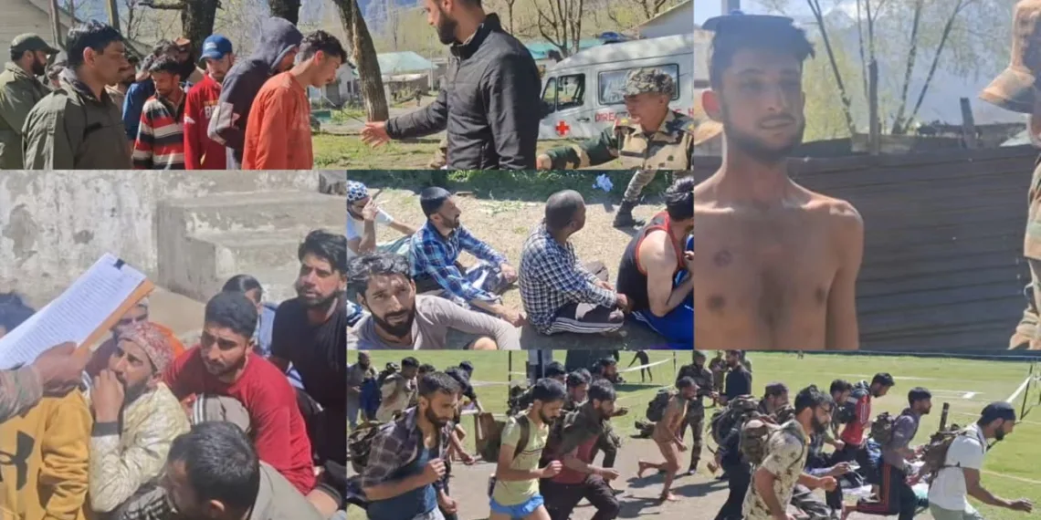 Porter Defence Recruitment Concludes in Karnah — Hundreds of Youth Participate Enthusiastically