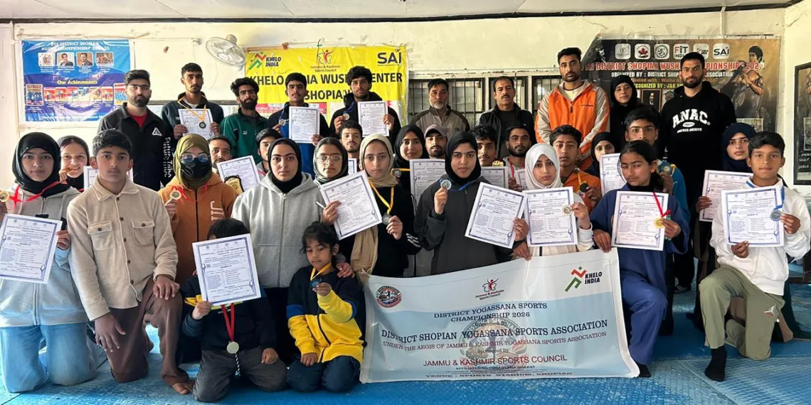 District Shopian Yogasana Championship Concludes on a Success Note