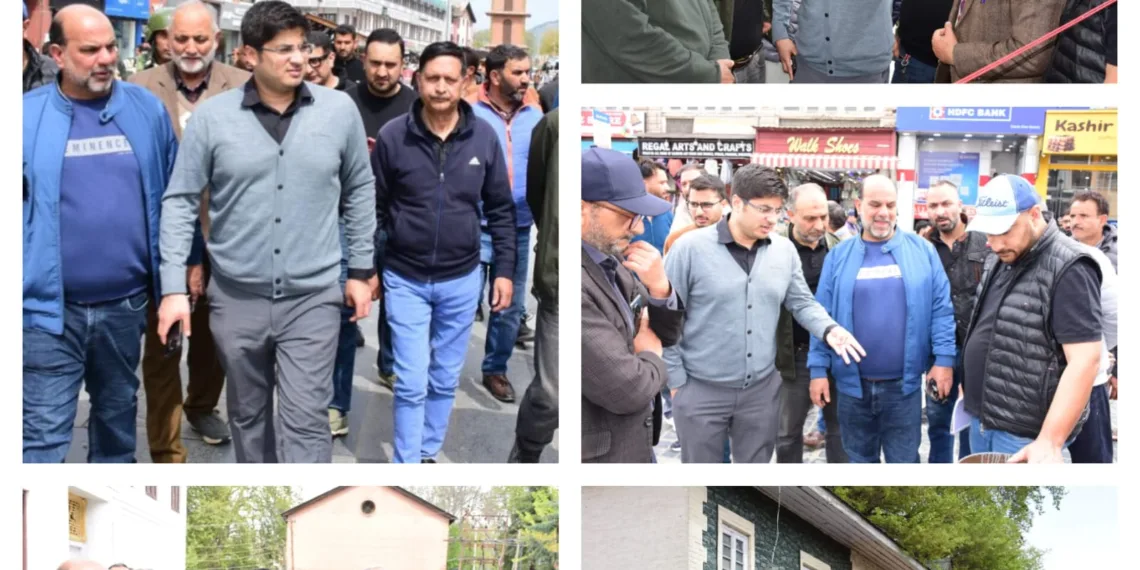 CEO SSCL Conducts On-Ground Inspection at Lal Chowk; Orders Immediate Redressal of Public Grievances