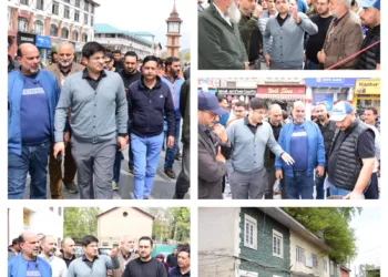 CEO SSCL Conducts On-Ground Inspection at Lal Chowk; Orders Immediate Redressal of Public Grievances
