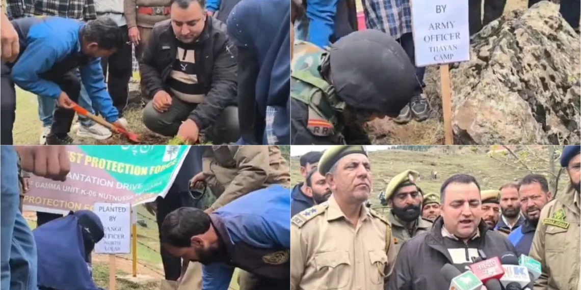 Forest Department’s Plantation Drive in Lashtial Kalaroos Sees Enthusiastic Participation from Students and Locals