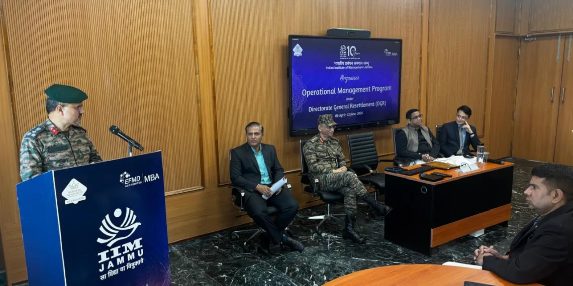 DGR Launches First-of-Its-Kind Operations Management Course at IIM Jammu for Ex-Servicemen