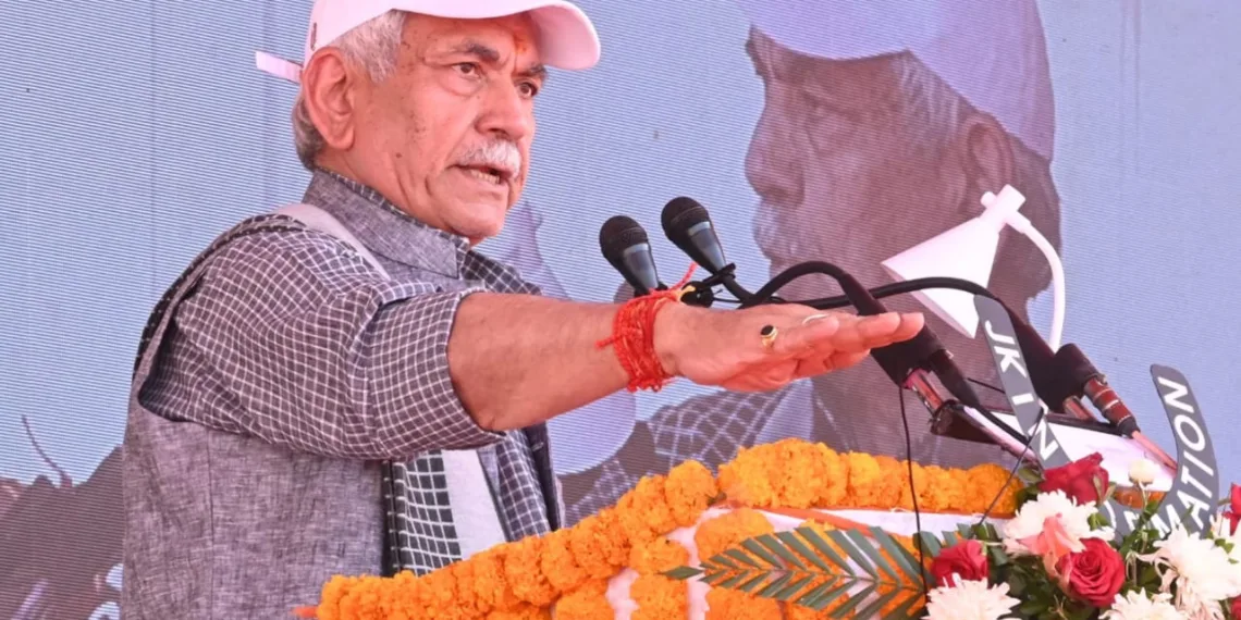 LG Sinha Leads People’s Movement in Samba, Calls for Decisive War Against Drug Menace Across J&K