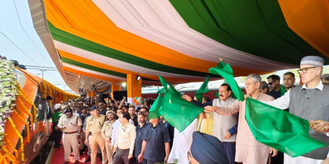 Extended Vande Bharat Flagged Off on Jammu-Srinagar Route