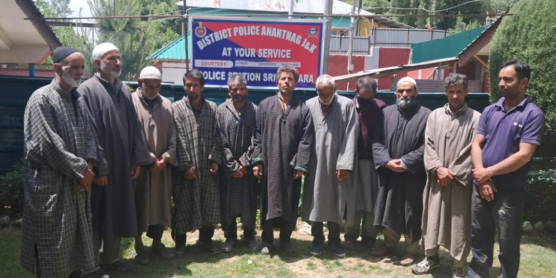 Major Crackdown on Illegal Poppy Cultivation in Anantnag; 11 Narco Cultivators Arrested by Police