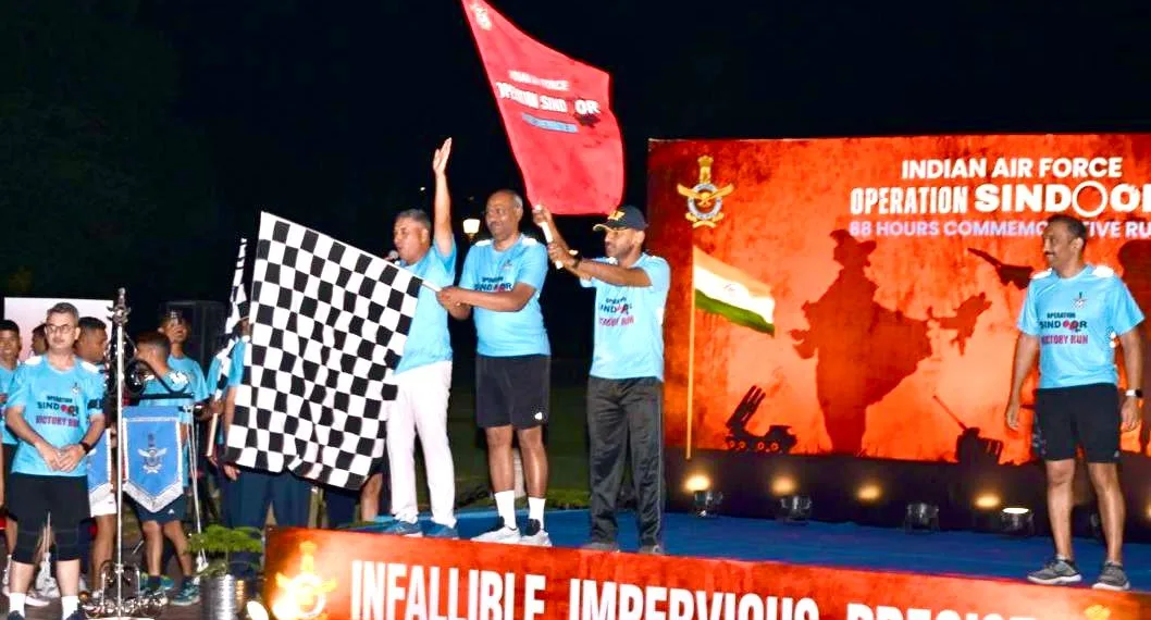 IAF Marks ‘Operation Sindoor’ Anniversary With 88-Hour Mega Commemorative Run in Delhi