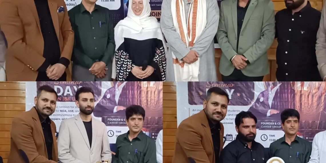 One-Day Career Seminar on Gateway to IIT and NDA Opportunities Held in Sopore