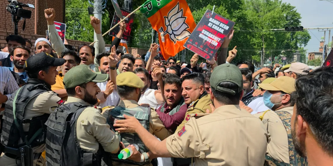 BJP Leaders Detained as Police Foil March Towards CM Omar Abdullah’s Residence Over Liquor Sales in Kashmir