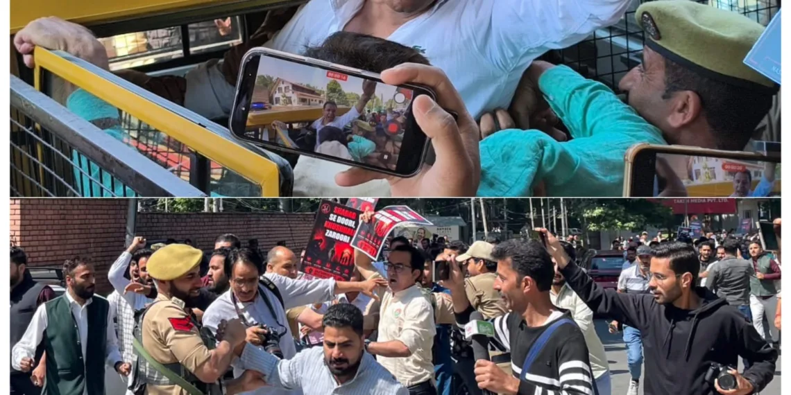 BJP Leaders Detained as Police Foil March Towards CM Omar Abdullah’s Residence Over Liquor Sales in Kashmir