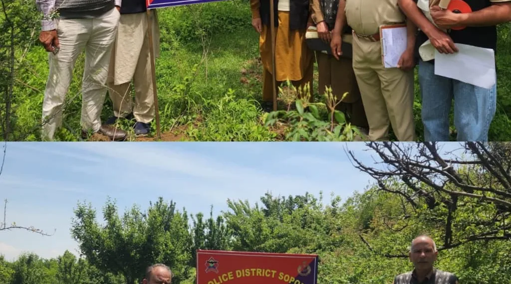 Major Crackdown on Cross-Border Terror Network: Sopore Police Attach Property of Hizbul Handler Operating from Pakistan
