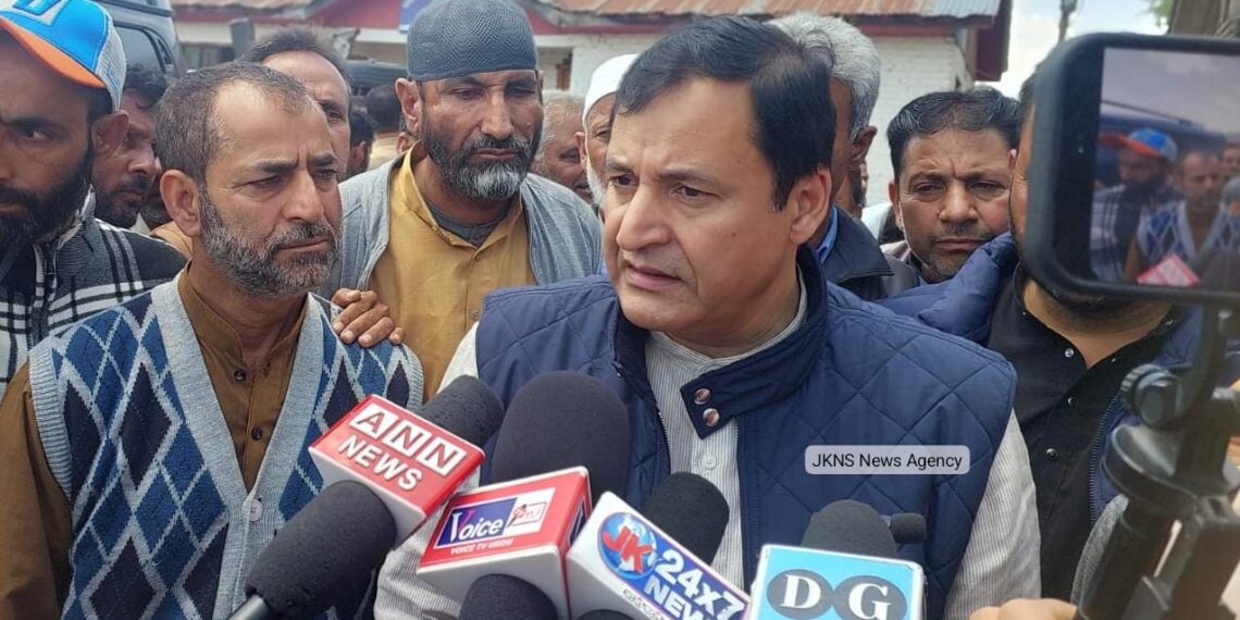 ‘Climate Change Wreaking Havoc on Kashmir Crops’: Javed Rana Assures Relief, Crop Insurance Rollout After Hailstorm Devastation