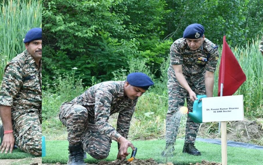 CRPF organises plantation drive on World Environment Day