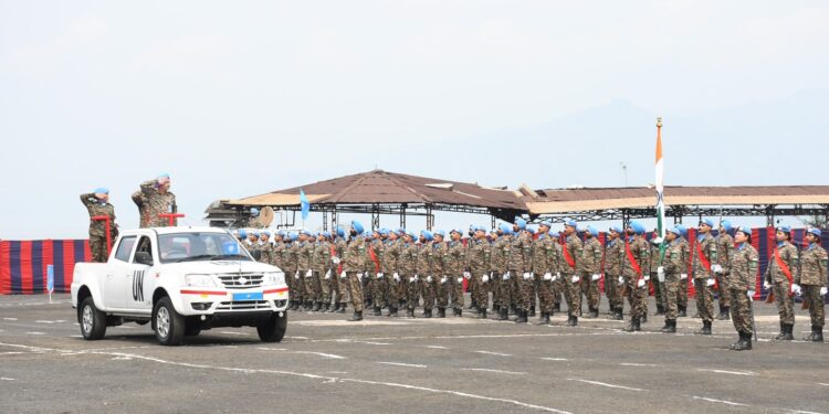 651 Indian Army Peacekeepers Honoured with UN Medals for Distinguished Service in DR Congo