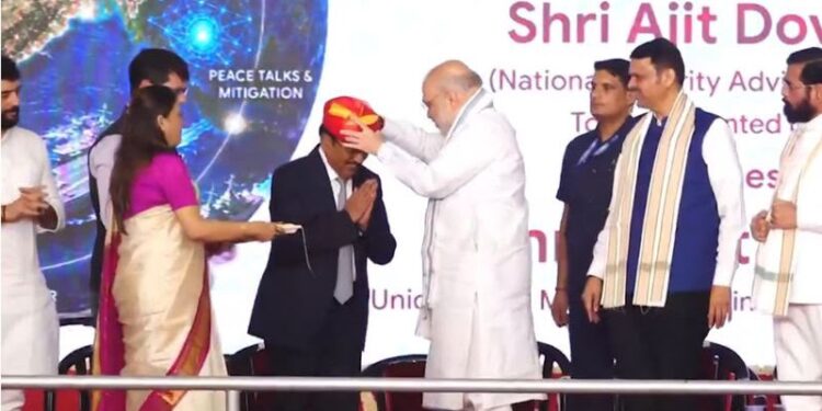‘Every Major National Security Decision Under PM Modi Has Doval’s Guidance’: Amit Shah While Presenting Lokmanya Tilak National Award
