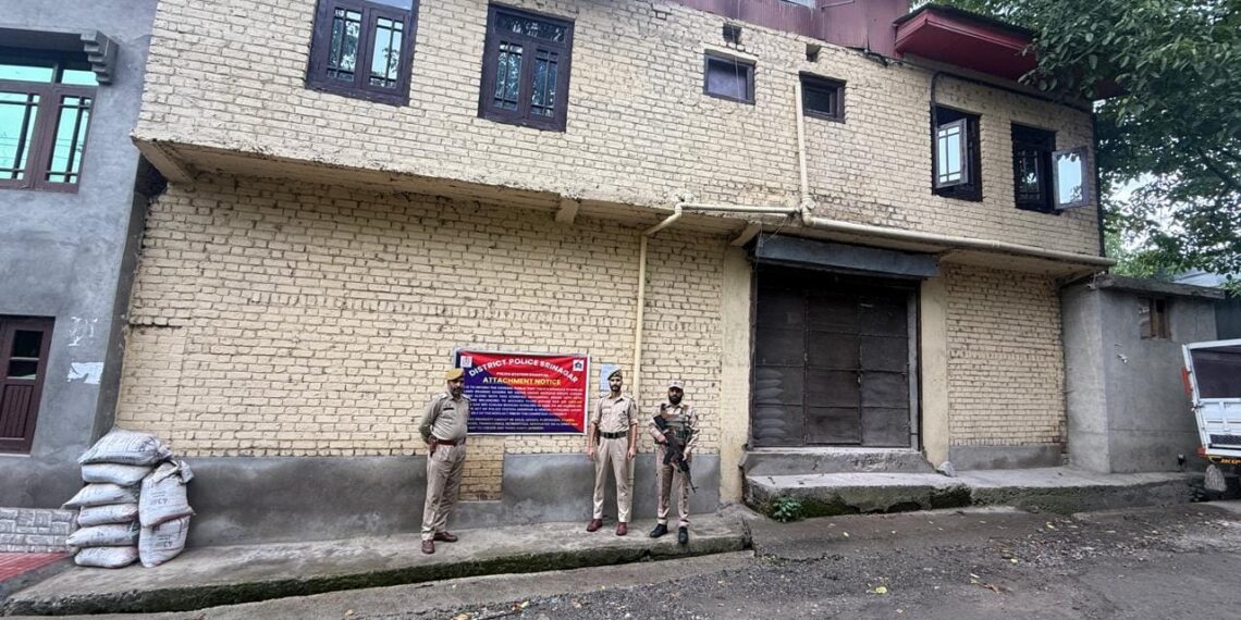 Srinagar Police Attaches 4 Crore Property of Notorious Drug Peddler in Budgam