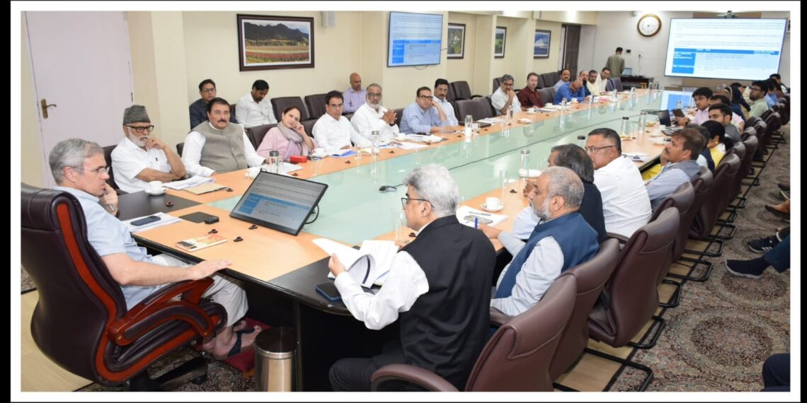 CM Omar Reviews Srinagar Waterlogging Crisis; Orders Five-Year Plan, Emergency Rain SOPs, Drainage Overhaul