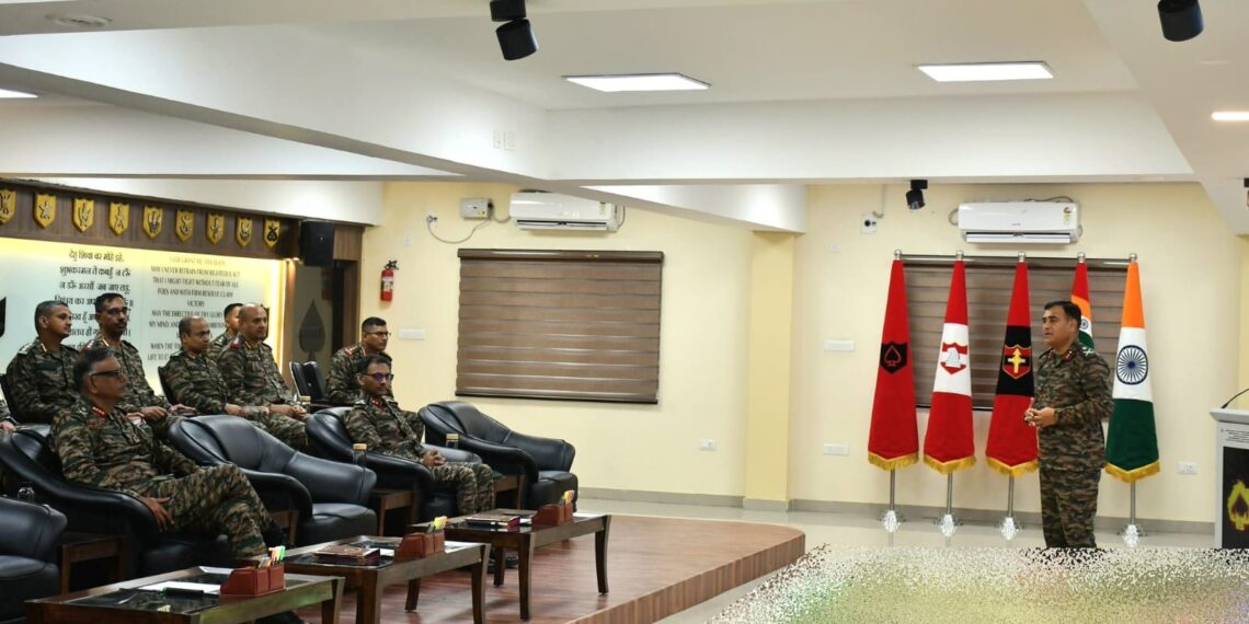 White Knight Corps GOC Reviews Operational Preparedness of Ace of Spades Division
