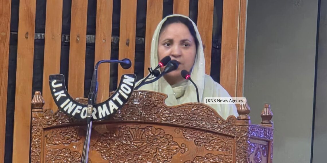 “Appointment Order Is Not Just a Document, It Carries a Responsibility”: Sakina Itoo to Newly Appointed Doctors