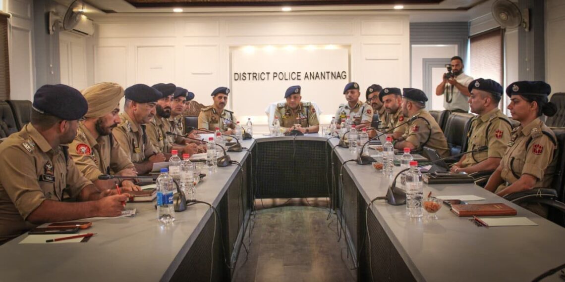 “Strengthen Security Grid, Maintain Heightened Vigilance”: IGP Kashmir Sujit Kumar in Anantnag