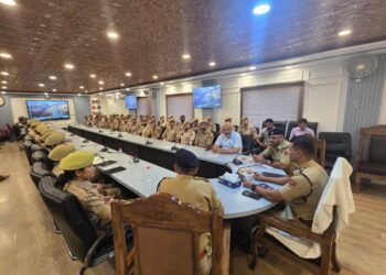 SSP Anantnag Reviews Training, Operations and Investigation Performance of PSIs
