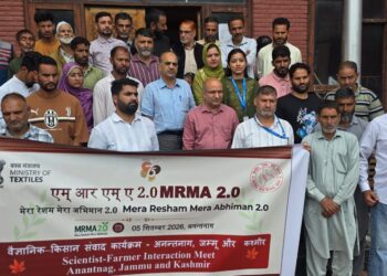 Farmer-Scientist Interaction Meeting Held at Kokarnag under Mera Resham Mera Abhimaan 2.0