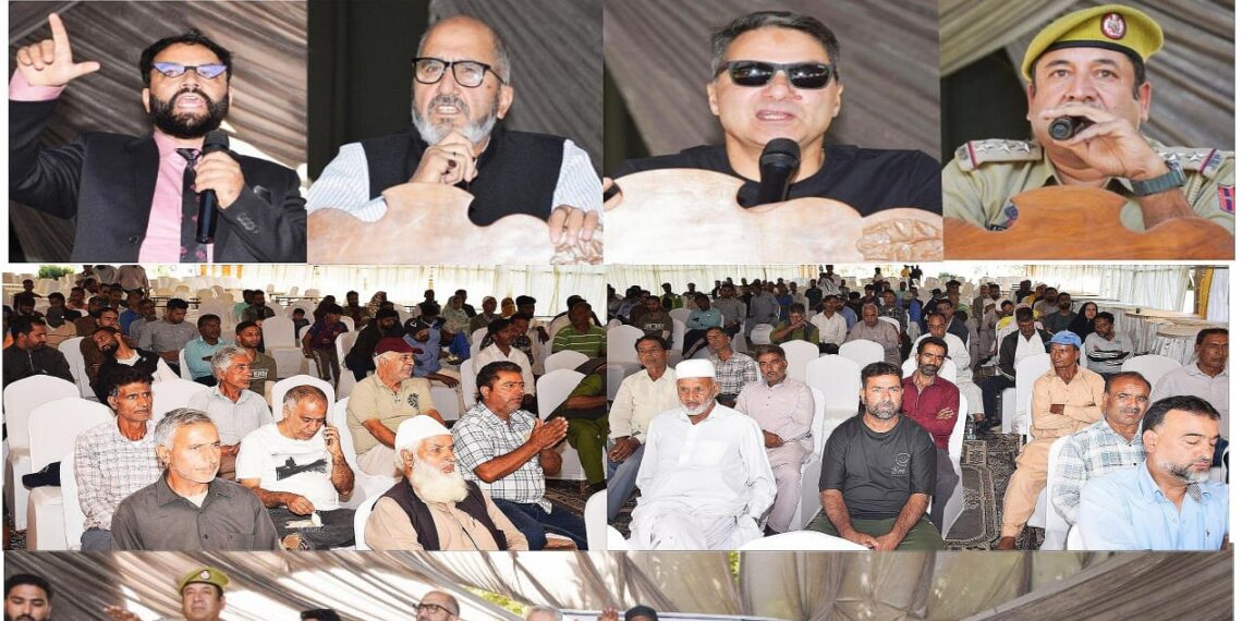 Tourist Interaction Event held at Zabarwan Park Srinagar
