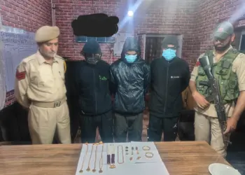 Srinagar Police Crack Rs 9 Lakh Theft Case, Three Arrested, Gold Recovered