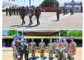 TRANSFER OF AUTHORITY BETWEEN INDBATT XXV AND INDBATT XXVI MARKED WITH CEREMONY AND MILITARY PRECISION