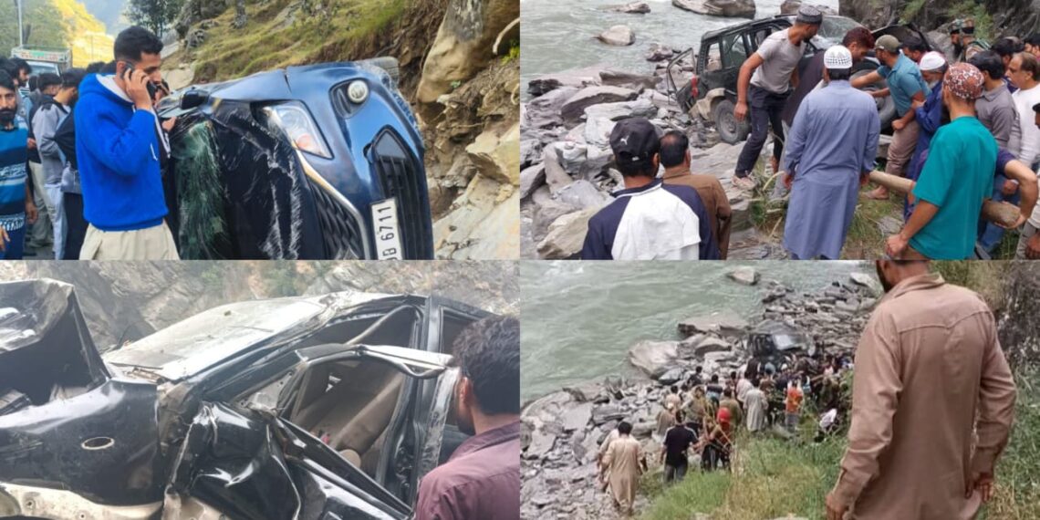 سیماری ٹیٹوال میں دلخراش سڑک حادثہ، 5 افراد جاں بحق، 6 شدید زخمی