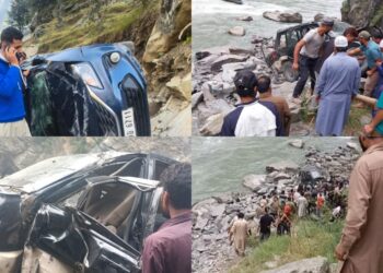 سیماری ٹیٹوال میں دلخراش سڑک حادثہ، 5 افراد جاں بحق، 6 شدید زخمی