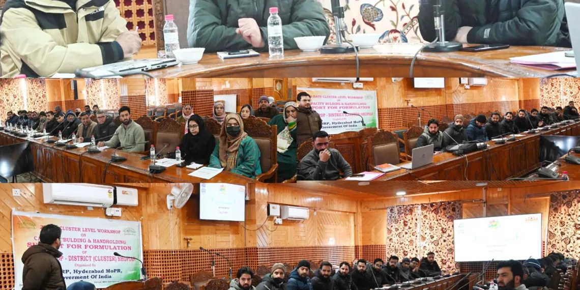 ADDC Shopian presides over two-day cluster level workshop to strengthen quality GPDP implementation