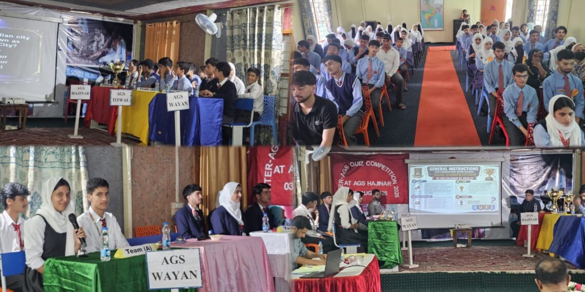 AGS Wayne Students Excel at Inter-School Quiz, Bring Glory to Kupwara