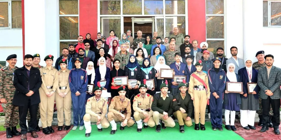 AGS Hajinar Students Shine at Corps Zone, Felicitated at BB Cantt Srinagar