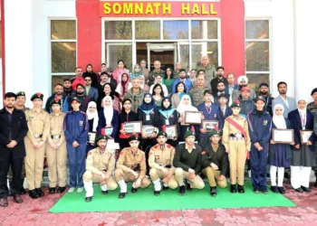 AGS Hajinar Students Shine at Corps Zone, Felicitated at BB Cantt Srinagar