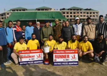 Youth Unite Against Drugs: Anantnag Police Hosts Thriling Volleyball Tournament