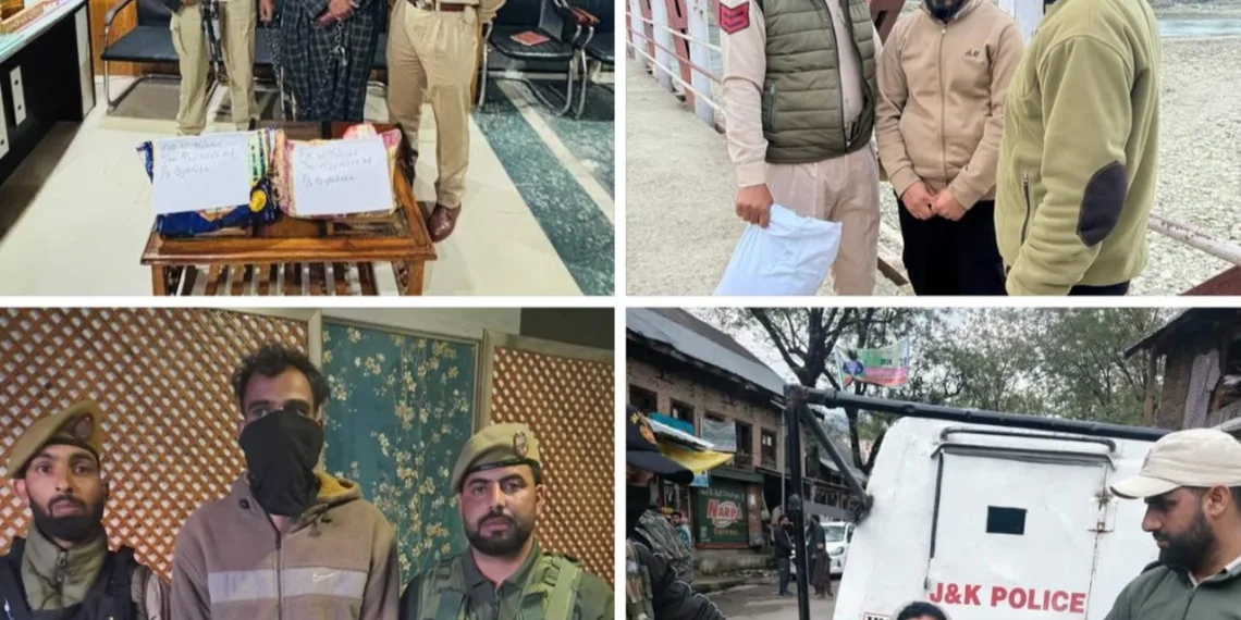 Anantnag Police Crack Down on Drug Network; Four NDPS Cases Registered, 11+ Kgs Narcotics Seized