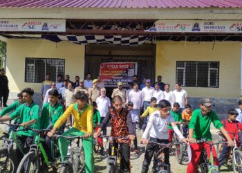 Anantnag Police Organises Cycle Race from Verinag to Dooru Under CAP-2026